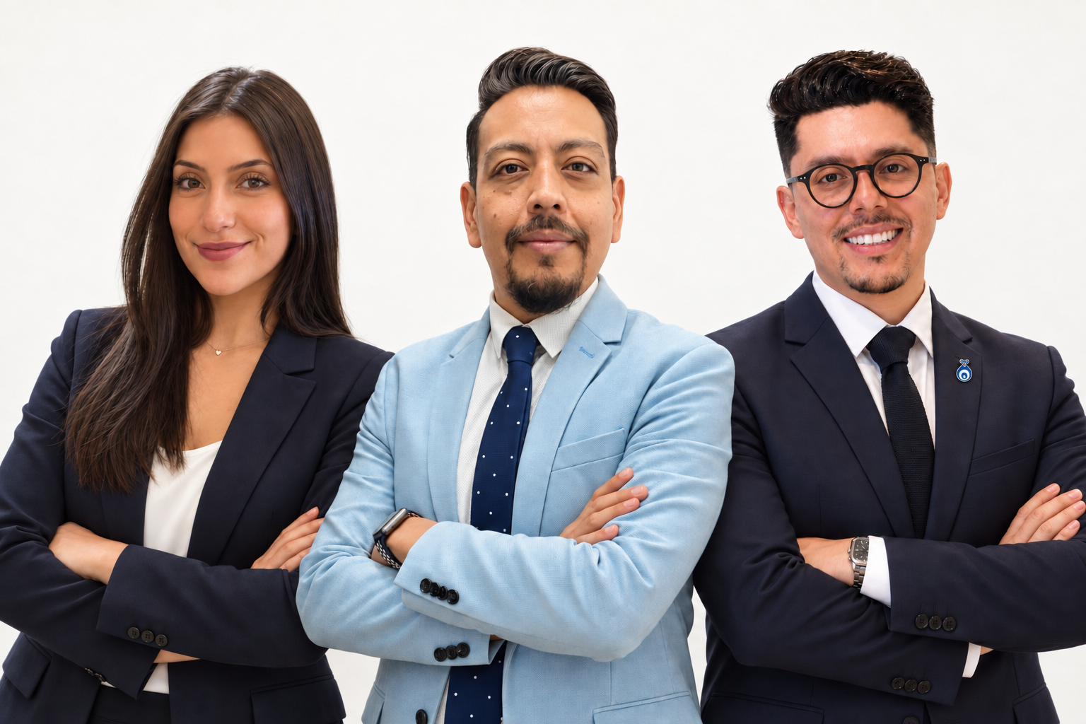 Tres profesionales del equipo de Nazar Accounting